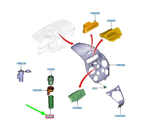 BANDE AIRBAG PIGNON SKODA OCTAVIA III 5Q1953549
