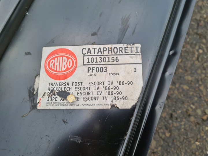 FORD ESCORT MK IV MK 4 1986-1991 PANNEAU ARRIÈRE ARRIÈRE PAROI HAYON 3 PORTES 5 PORTES