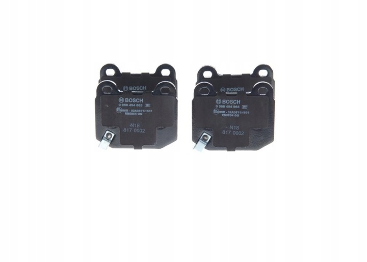 BOSCH 0 986 494 865 KIT PLAQUETTES FREINS FREINS DISQUE