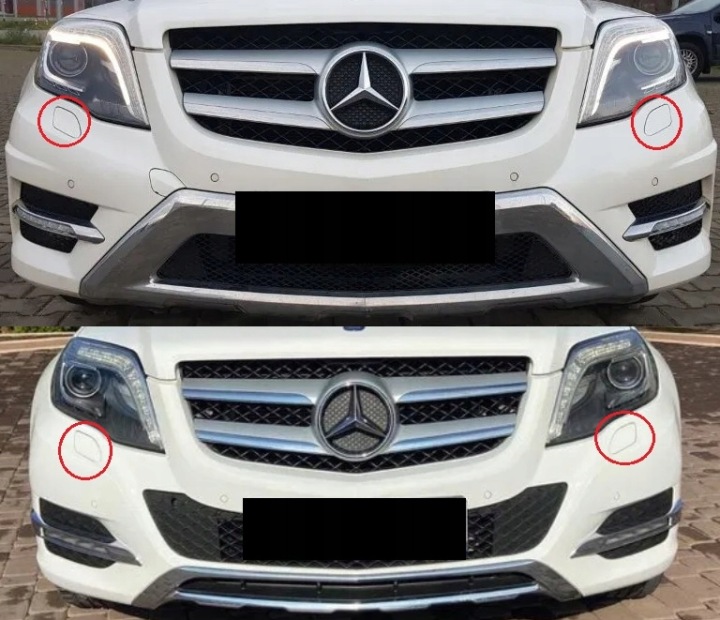 MERCEDES GLK X204 W204 LIFT 2012-2015 BOUCHONS LAVE-GLACES GAUCHE DROITE OE