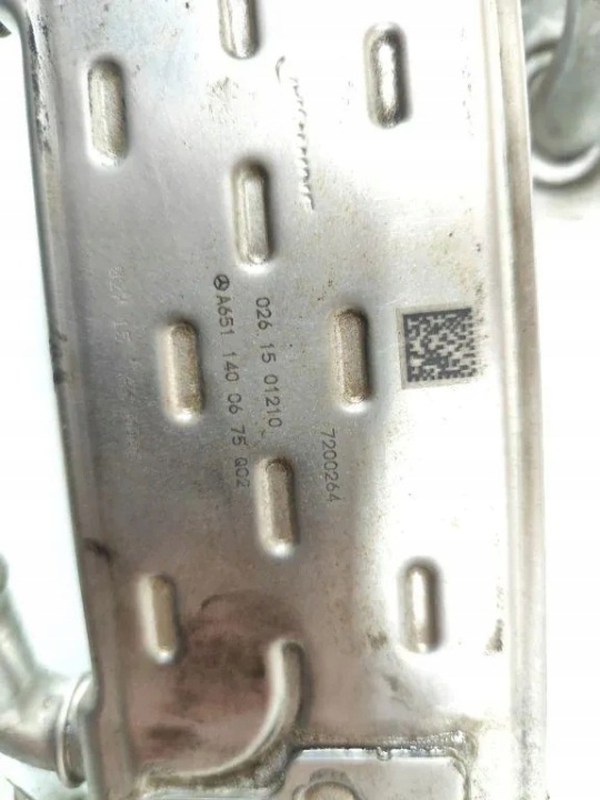 RADIATEUR EGR MERCEDES-BENZ GLK (X204) A6512031882 2.2L DIESEL 125KW 2015