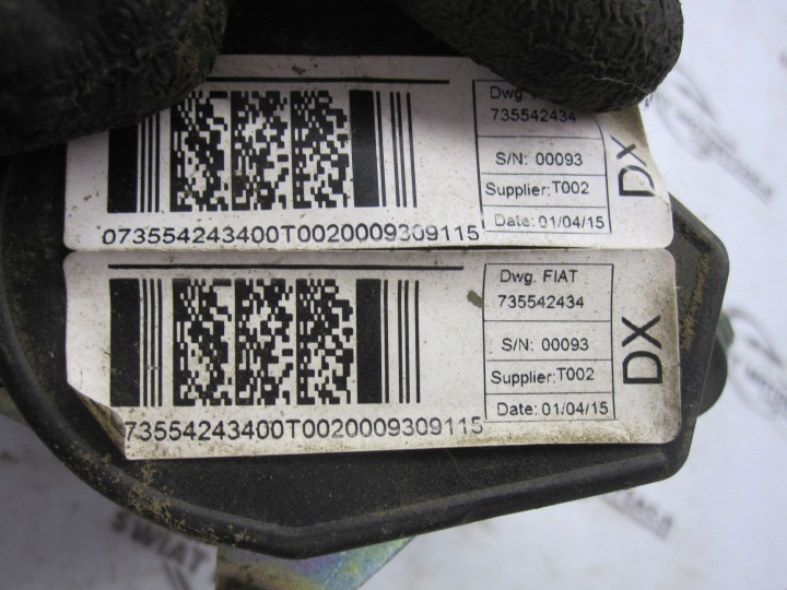 FIAT DOBLO II 13R 1.6 CEINTURE DE SÉCURITÉ DROIT AVANT 735542434