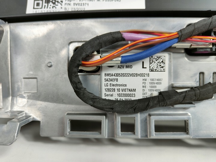 ÉCRAN MONITEUR MONITEUR COMPTEUR BMW U06 ACTIVE X1 U11 5A2AEF8 UK RHD