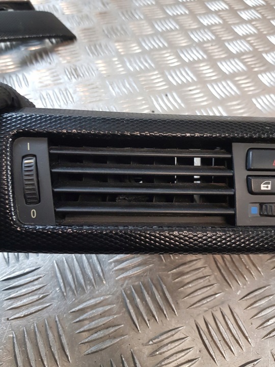 BAGUETTES DÉCORS DÉCORATIF PORTES CONSOLES ENSEMBLE CARBONE NOIR ALU BMW E90