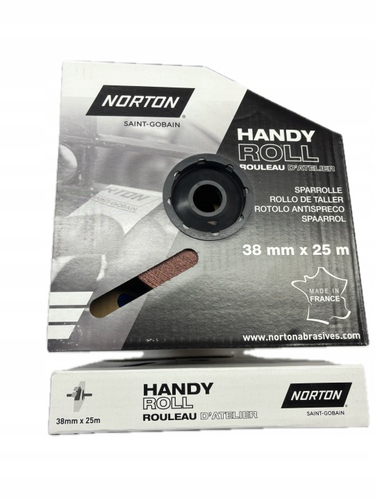 2 CV BANDE SCIERNA PAPIER SCIERNY DANS ROLCE R222 NORTON 38MM X 25M P280