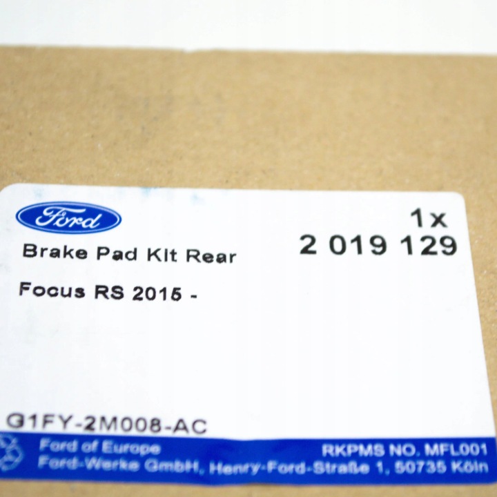 FORD FOCUS C346 MK3 KIT PLAQUETTES FREINS SUR ARRIÈRE KOLO129