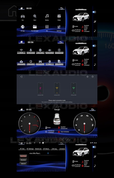 RADIO NAVEGACIÓN ANDROID 13 LEXUS UX 4G LTE SIM 