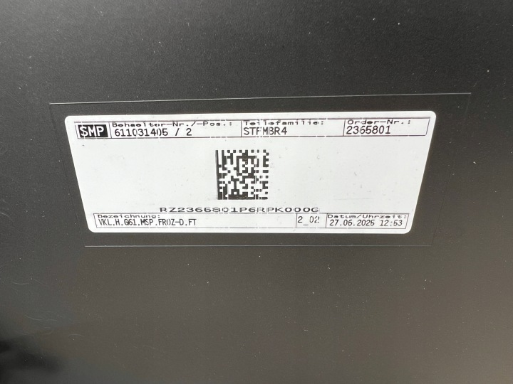 PARE-CHOCS ARRIÈRE ARRIÈRE BMW 5 G61 KIT COULEUR P7X