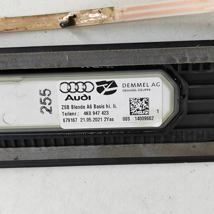 ARRIÈRE GAUCHE MOULURE SEUIL AUDI A6 C8 AVANT (4A5) 4K0947423 34806337 4.0L