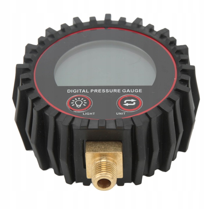 1/8 NUMÉRIQUE MANOMÈTRE CISNIENIOMIERZ VERS PNEUS PSI/KPA/BAR/KG/CM^2 3-255PSI