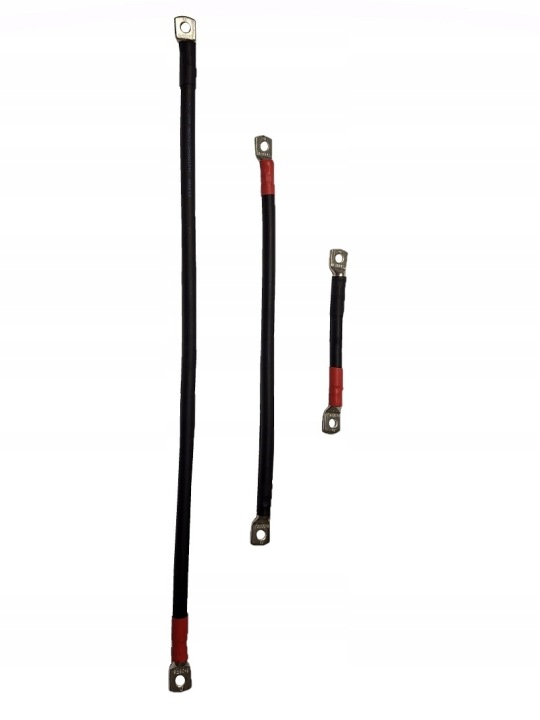 FIL MASSIQUE PLUS MOINS KABE CONNECTEUR 70MM² 85CM ŒILLET M6 ACCU DÉMARREUR