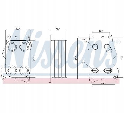 NISSENS 90740 RADIATEUR OLEJU, HUILE SILNIKOWY photo 13 - milautoparts-fr.ukrlive.com