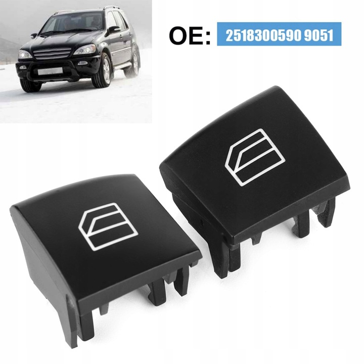 REVÊTEMENT SUR COMMUTATEUR BOUTON VITRES VERS MERCEDES ESSENCE GL