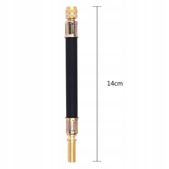 4X PRZEDLUZKA VERS POUR POMPE ROUES PNEUS SOUPAPES WENTYLI CAOUTCHOUC ADAPTATEUR 140MM