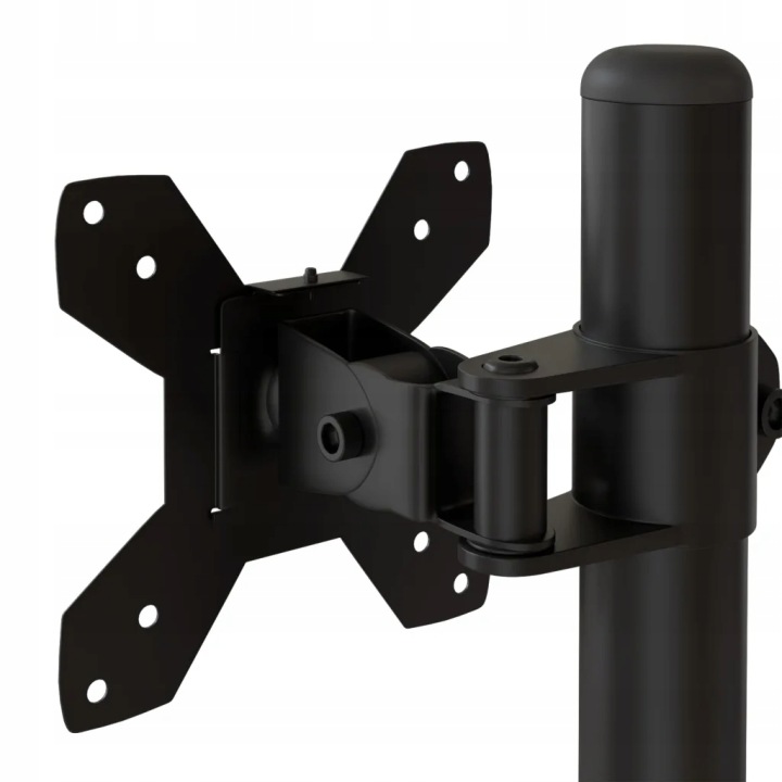 RÉGLABLE SUPPORT SUR MONITEUR ACIER NOIR 75X75/100X100 MM 40X3,5 CM