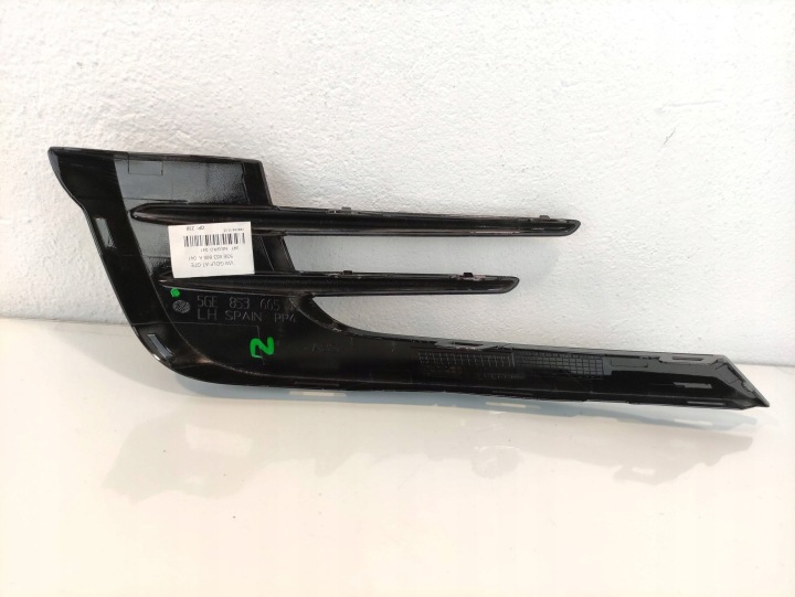 VW E-GOLF VII 7 GRILLE PARE-CHOCS GAUCHE AVANT 5GE853665A
