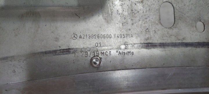 MERCEDES W213 RENFORCEMENT PANNEAU AVANT POUTRE ZONES A2136260600