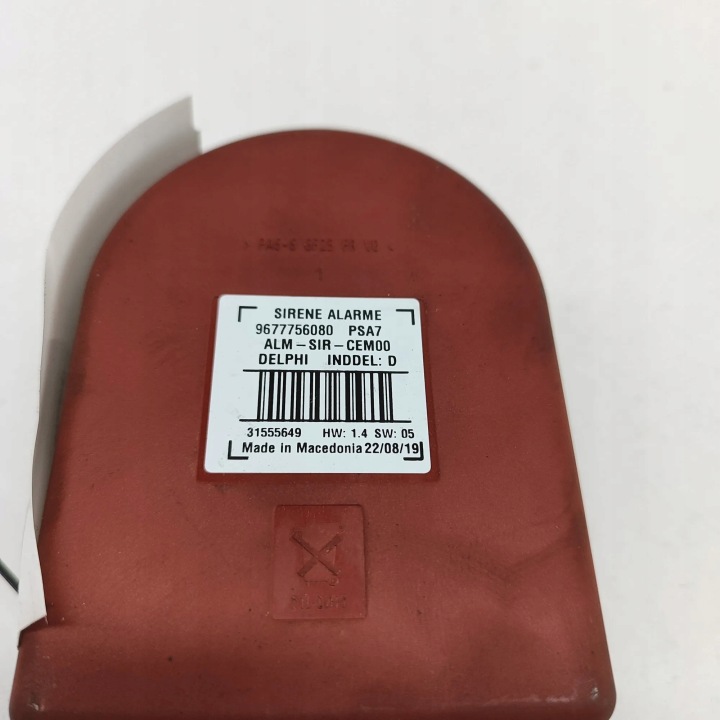 CITROEN BERLINGO KLAXON ALARME 2021 MPV 4/5DR 9677756080 35158821 (18-23)