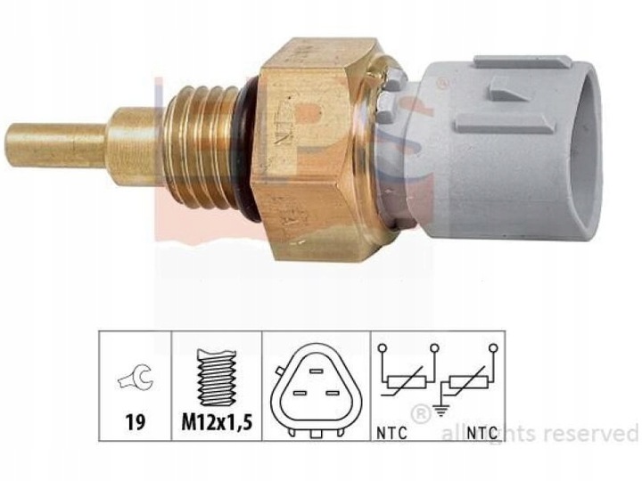 SENSOR TEMPERATURA DE AGUA DEMIO 1.3 98-03 626 V 2.0 98-02 MPV II 2.0 99-00 