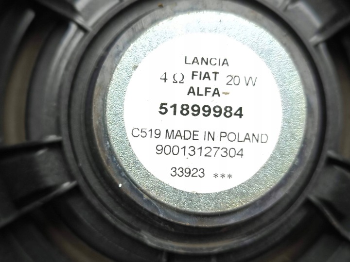 HAUT-PARLEUR ARRIÈRE DROITS PORTES JEEP AVENGER (J2) 51899984 31029038 ÉLECTRIQUE