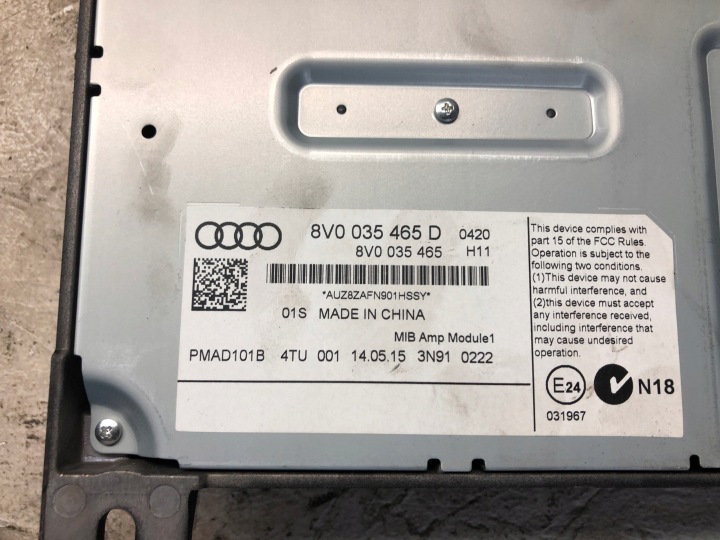 S3 A3 8V BERLINE SONORISATION BANG&OLUFSEN JEU
