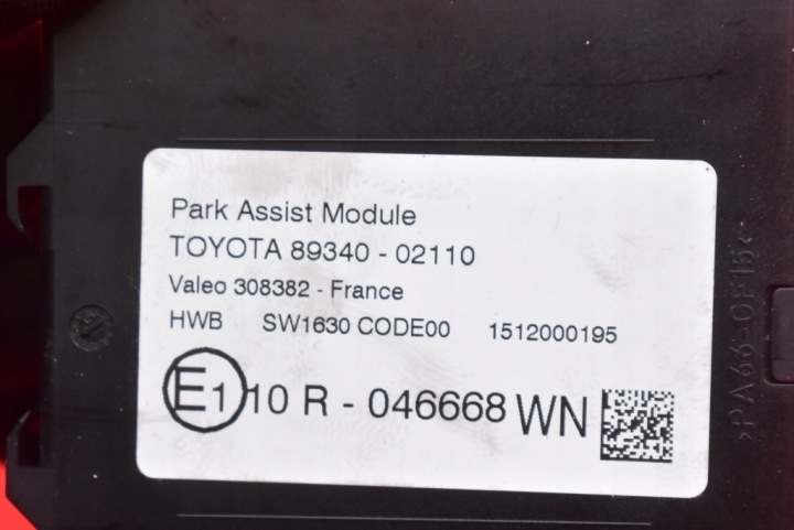 CONTRÔLEUR MODULE STATIONNEMENT PDC 89340-02110 TOYOTA AURIS II E18 15-18