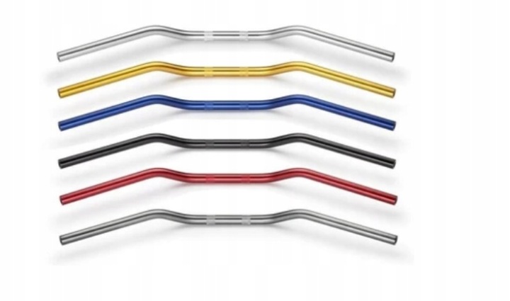 VOLANT SR. 22MM DL. 740MM SUPERBIKE COULEUR COULEUR DORÉE CONVIENT VERS APRILIA