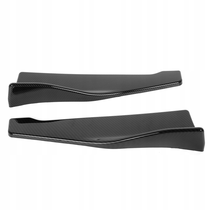 2 PCS UNIVERSEL MARCHES LATÉRAL ROCKER SPLITTERS LIP WINGLET WING 0C