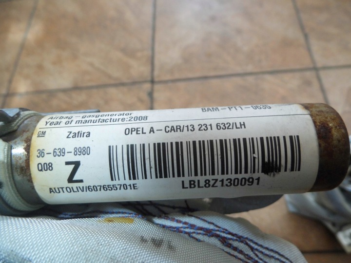 ZAFIRA B 1.7CDTI 08' LIFT RIDEAU SÉCURITÉ GAUCHE DROITE 13231632 13231633