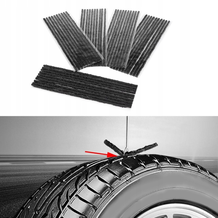 50PCS NOIR PNEUS NIEKONIETE PNEUS NAKLUCIA ODPRAWA JOINT D'ÉTANCHÉITÉ CAOUTCHOUC M8