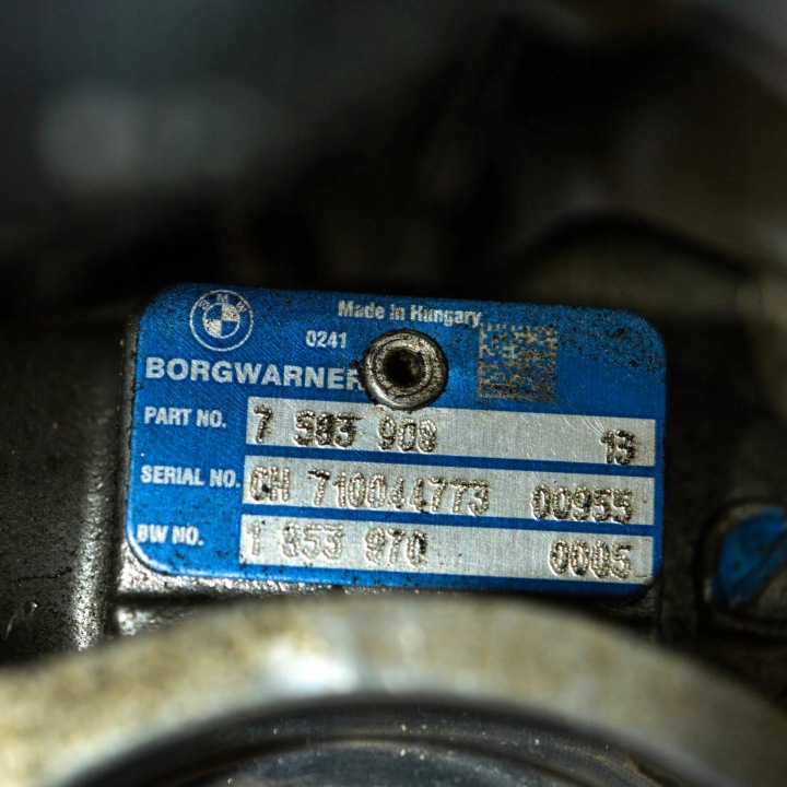 TURBINE BMW 5 GRAN TURISMO (F07) 7583908 21619225 3.0L 225KW 2012