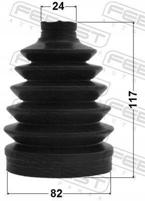 FEBEST PROTECTION AXLE SWIVEL SET photo 3 - milautoparts-fr.ukrlive.com