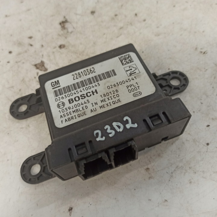 OPEL ASTRA IV J 1.4 TURBO MODULE CAPTEURS PDC 22810362