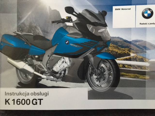 BMW K1600 GT POLSKA MANUAL MANTENIMIENTO + DE MANTENIMIENTO 