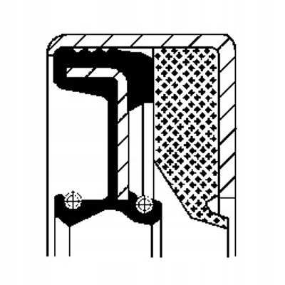 CORTECO MASTIC D'ÉTANCHÉITÉ 55X82X16,5 NBR COMBI SF6