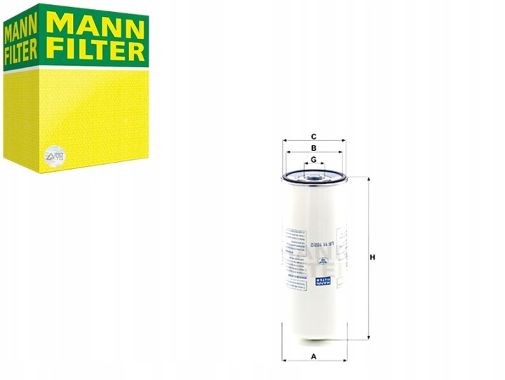 FILTRE AIR MANN-FILTER LB11102/2 LB111022