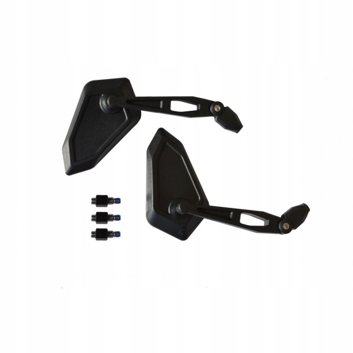 UNIVERSEL RÉTROVISEURS QUAD ATV ENDURO CROSS NOIR