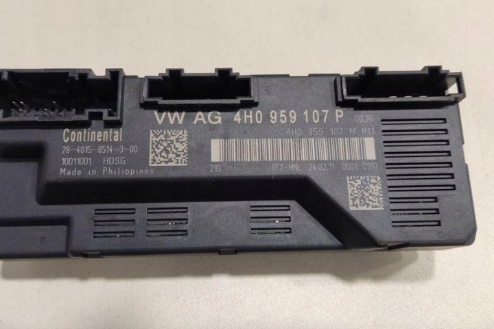 MODULE CONTRÔLEUR COUVERCLES DE COFFRE AUDI OE 4H0959107P