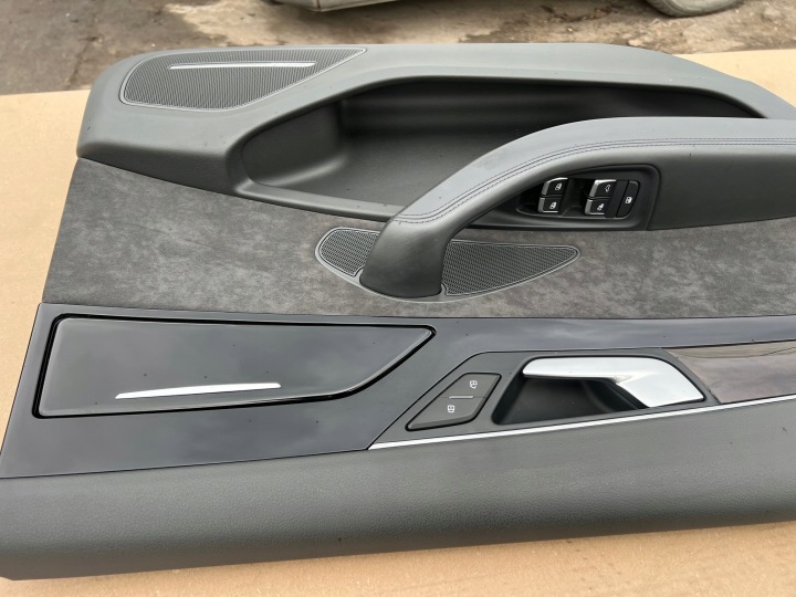 AUDI A8 D4 LONG COLLECTEUR PORTES GARNITURE ALCANTARA STORE BOSE GAUCHE ARRIÈRE