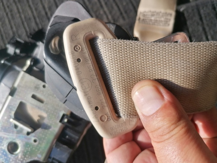 MERCEDES W221 CEINTURE DE SÉCURITÉ AVANT ARRIÈRE BEIGE