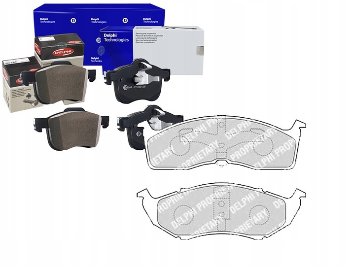 DELLP1531ZS1 PADS BRAKE CHRYSLER 300M CONCORDE INTREPID N