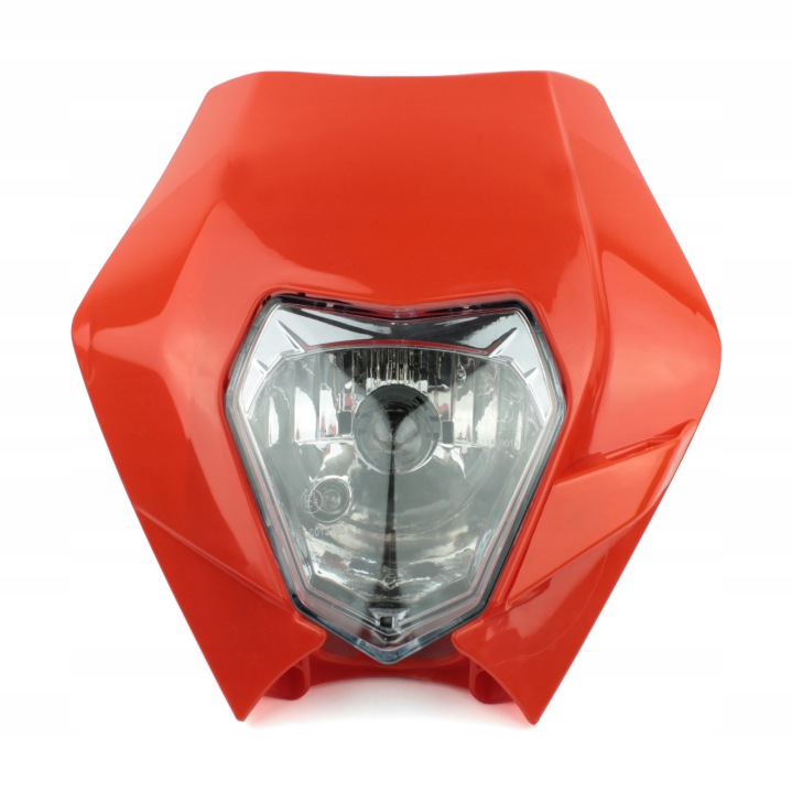 DÉFLECTEUR D'AIR MOTOCYCLETTE AVEC PHARES KTM POMARANCZOWA
