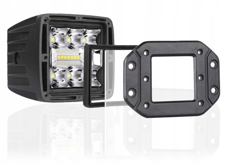PHARE TRAVAILLÉ PHARES ANTIBROUILLARD PROJECTEUR LONGUE PORTÉE DANS PARE-CHOCS 12V 24V 13X LED CREE 39W