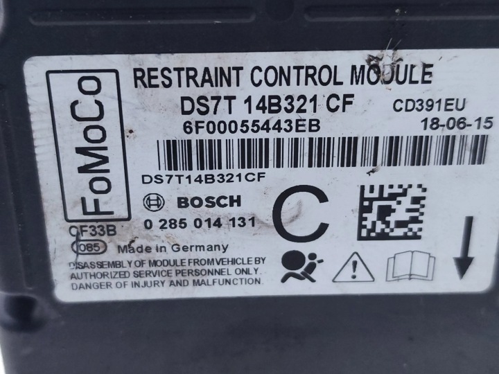 FORD MONDEO CONTRÔLEUR MODULE AIRBAG 2.0 TDCI DIESEL 110KW (150 HP) 2018