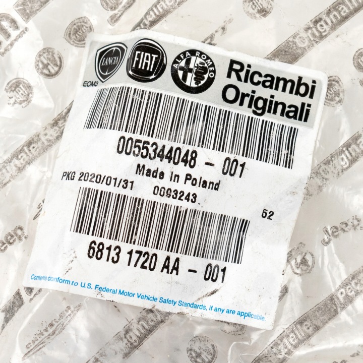 ORIGINALE POMMEAU DE VITESSE CHANGEMENTS VITESSE CHROME SATIN VERS FIAT 55344048 AMH40480