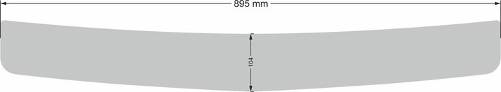 MERCEDES CLASE B W245 2005-2008 BRIDA BRIDA AL PARAGOLPES 