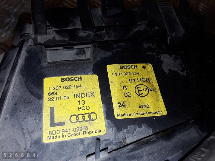 1998 AUDI A4 B5 AVANT PROJECTEUR 8D0941029B