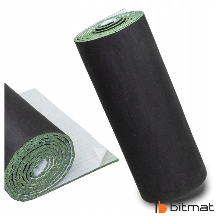 TAPIS INSONORISANT FEUTRE GROS WOJLOK 15MM AVEC NOIRE WLOKNINA EFFICACE