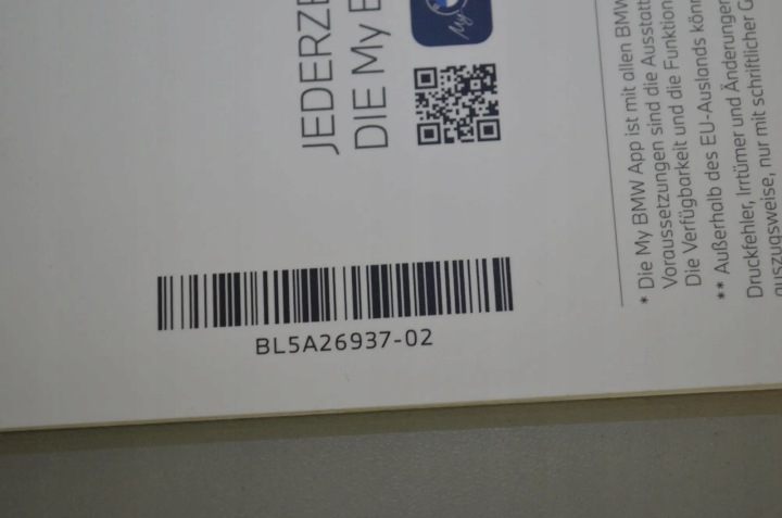 MANUEL DE SERVICE BMW I4 (G26) BL5A26937 250KW 2023 29827709