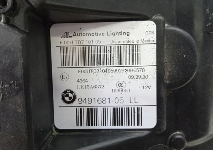 BMW X3 X4 IX3 G01 G02 G08 COMPLET LED ADAPTIVE 17- PROJECTEUR GAUCHE 9491681-05